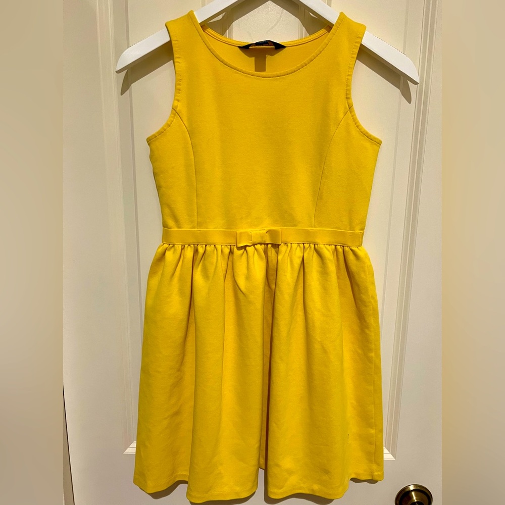 POLO Ralph Lauren girl yellow jersey dress